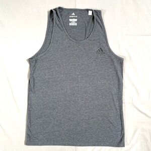 Adidas Men's Heather Gray Tank Top